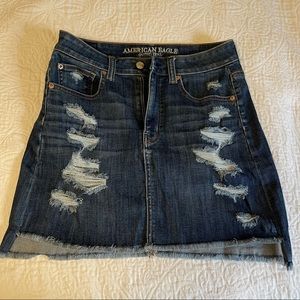 American Eagle Jean Skirt size 6